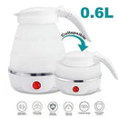Fast Water Boiling 600 Ml Portable Kettle Quickly Silicone  Foldable Electric Sports Bottle
