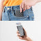Pop_up credit Card Holder Wallet For Men & Women with Thin Aluminum Metal Wallet ( Black)