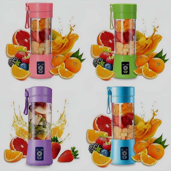 Mini 6 Blade Juicer mixer | Outdoor Juicing Cup (380ml) – Rechargeable