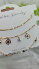 Imported Triple-layered Adjustable Bracelet Set | Best Quality Artificial Bracelet For Girls & Women | Bracelet For Every Occasion | Elegant Design