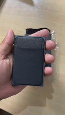 Pop_up credit Card Holder Wallet For Men & Women with Thin Aluminum Metal Wallet ( Black)