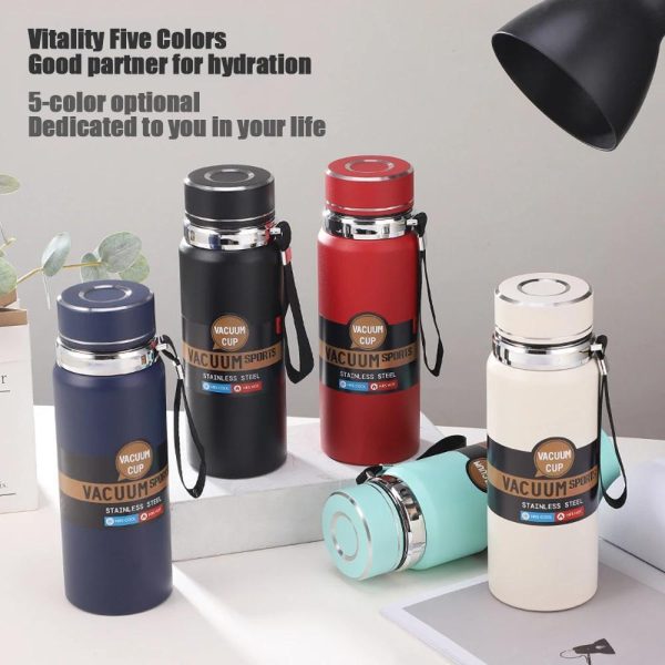 Stainless Steel Water Bottle With Digital Temperature,  Sports Water Bottle